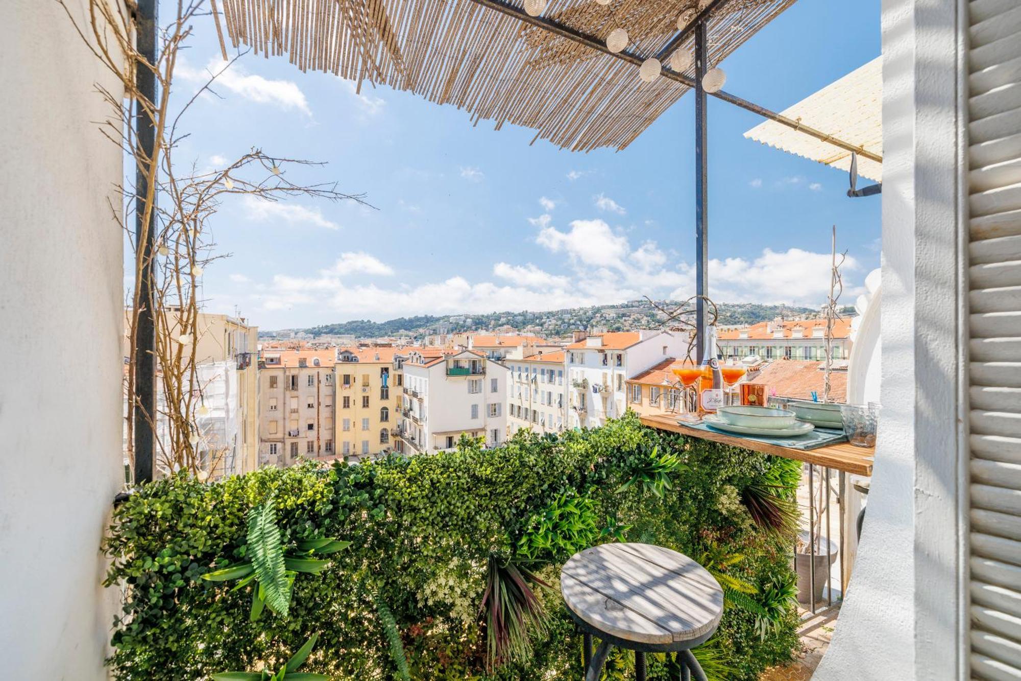 Center - Balcony Quiet - Air Conditioner - Kitchen - Wifi - Tram نيس المظهر الخارجي الصورة