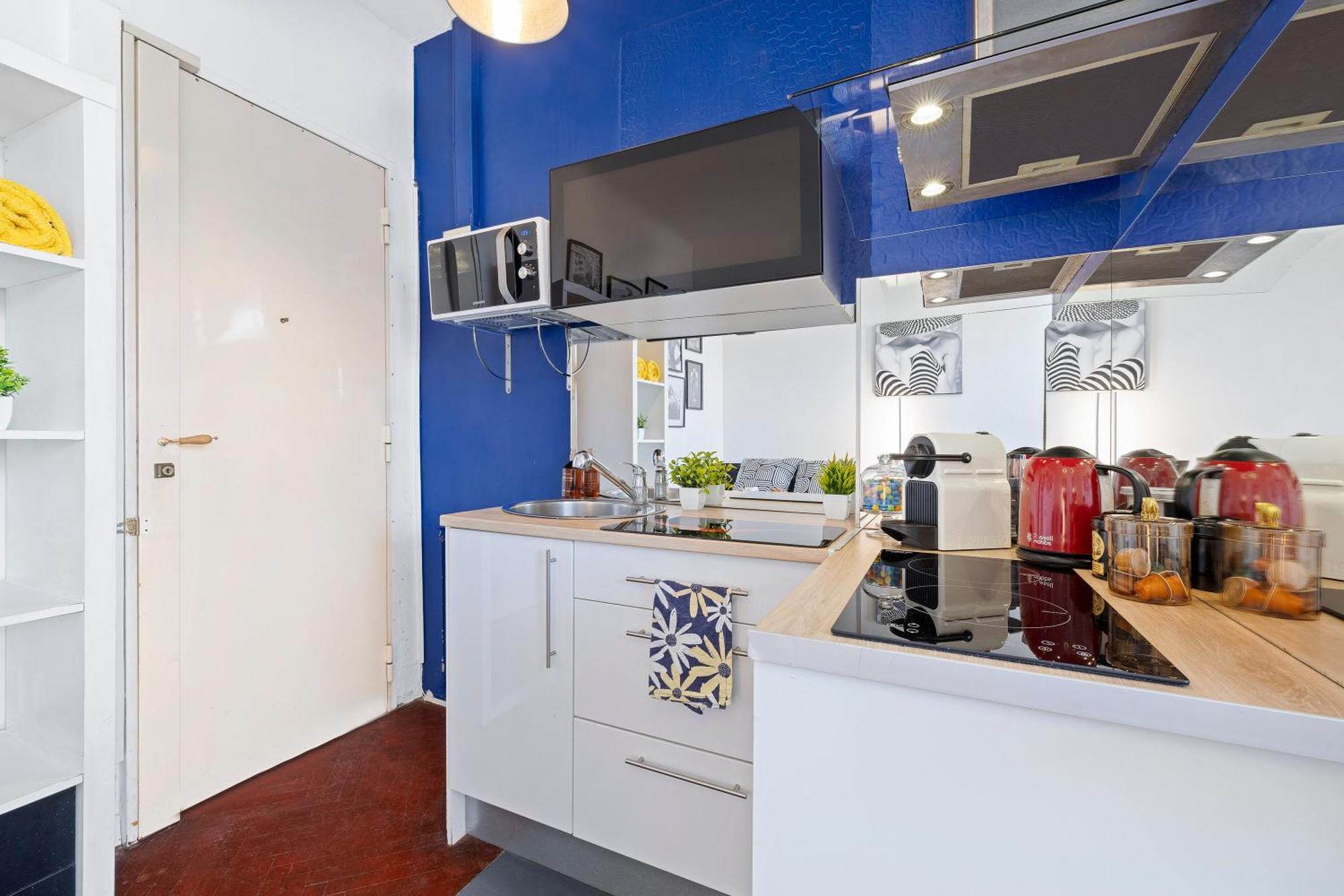 Center - Balcony Quiet - Air Conditioner - Kitchen - Wifi - Tram نيس المظهر الخارجي الصورة