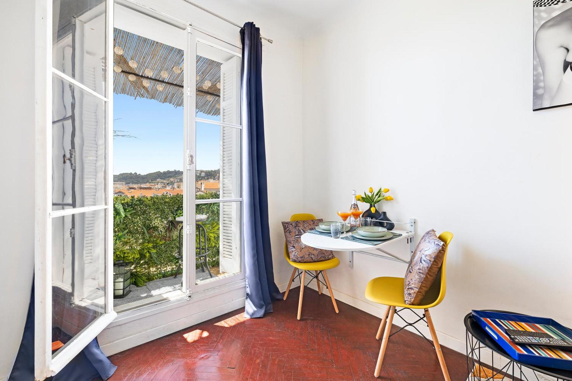 Center - Balcony Quiet - Air Conditioner - Kitchen - Wifi - Tram نيس المظهر الخارجي الصورة