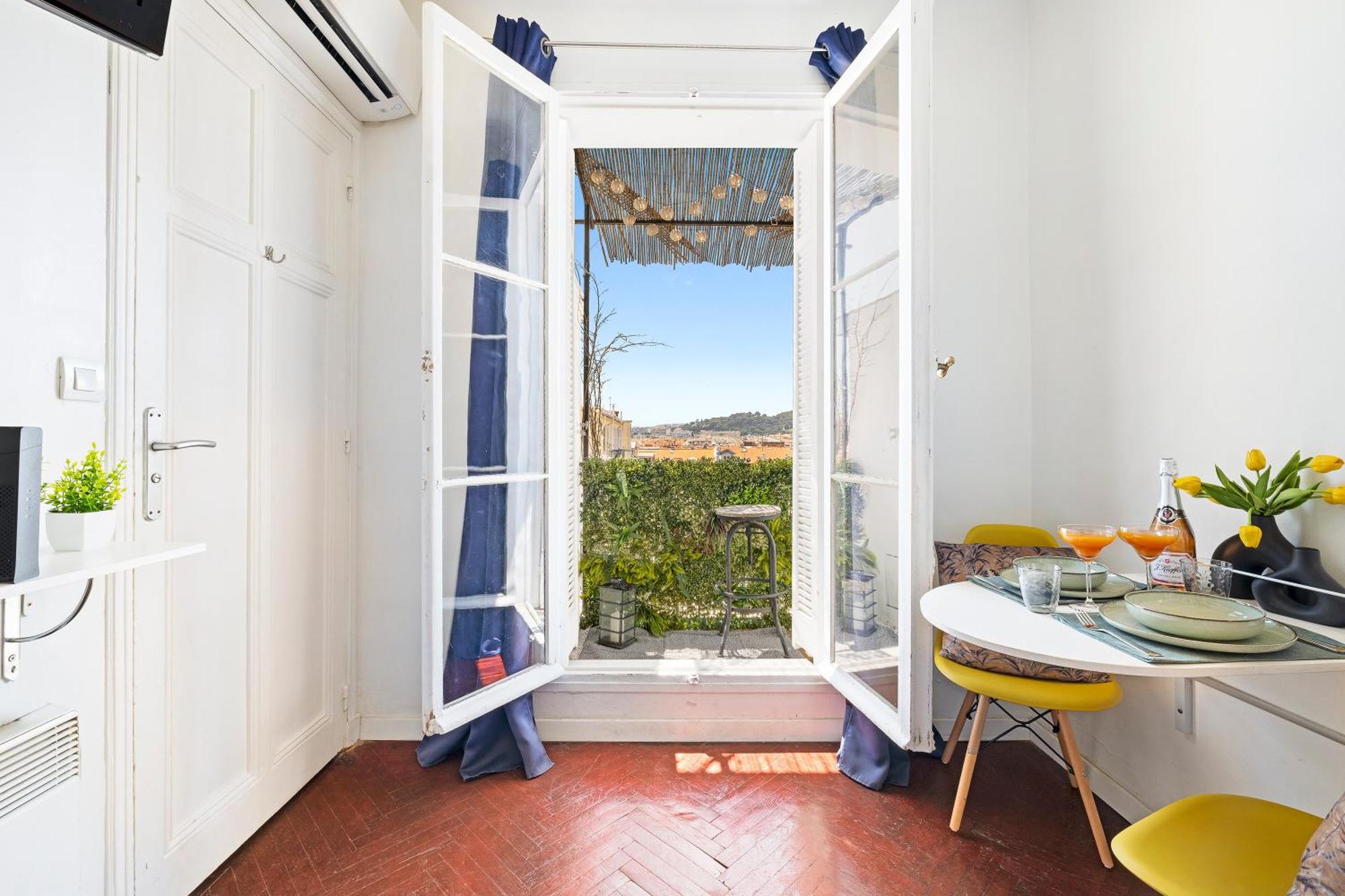 Center - Balcony Quiet - Air Conditioner - Kitchen - Wifi - Tram نيس المظهر الخارجي الصورة