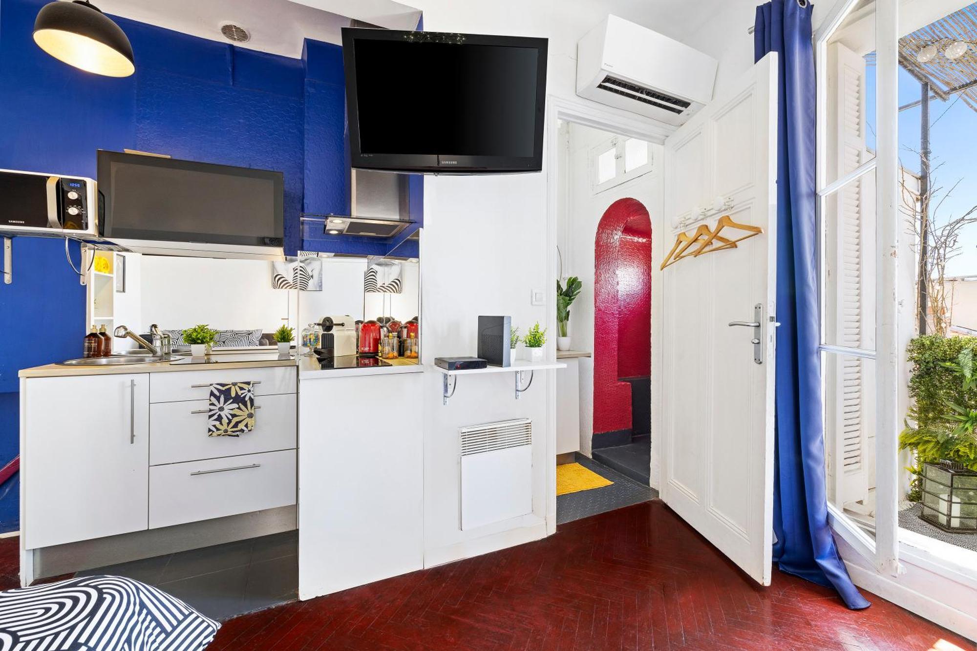 Center - Balcony Quiet - Air Conditioner - Kitchen - Wifi - Tram نيس المظهر الخارجي الصورة