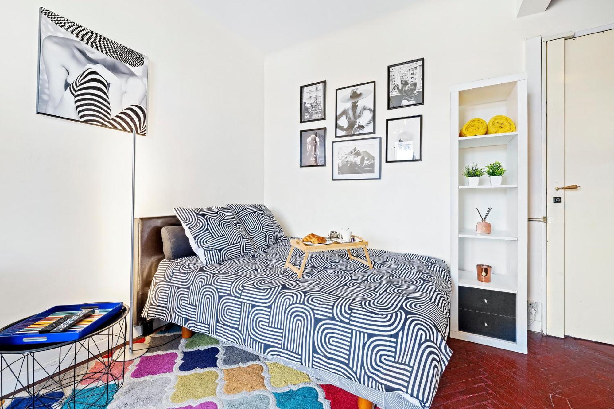 Center - Balcony Quiet - Air Conditioner - Kitchen - Wifi - Tram نيس المظهر الخارجي الصورة